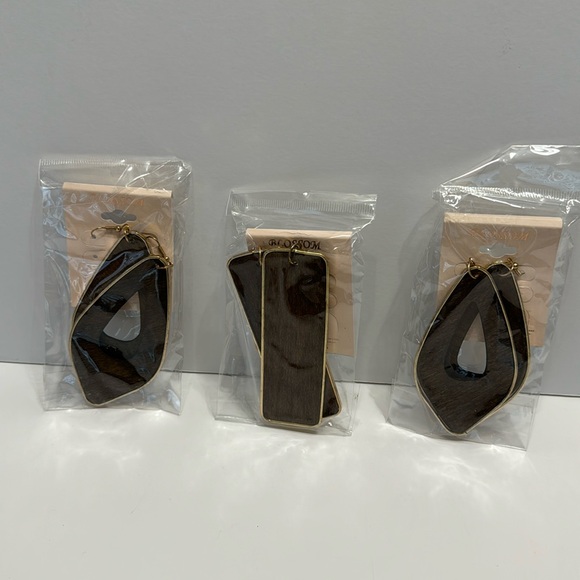 Blossom (Set of 3) Brown with Gold Trim New in Package - Picture 1 of 17